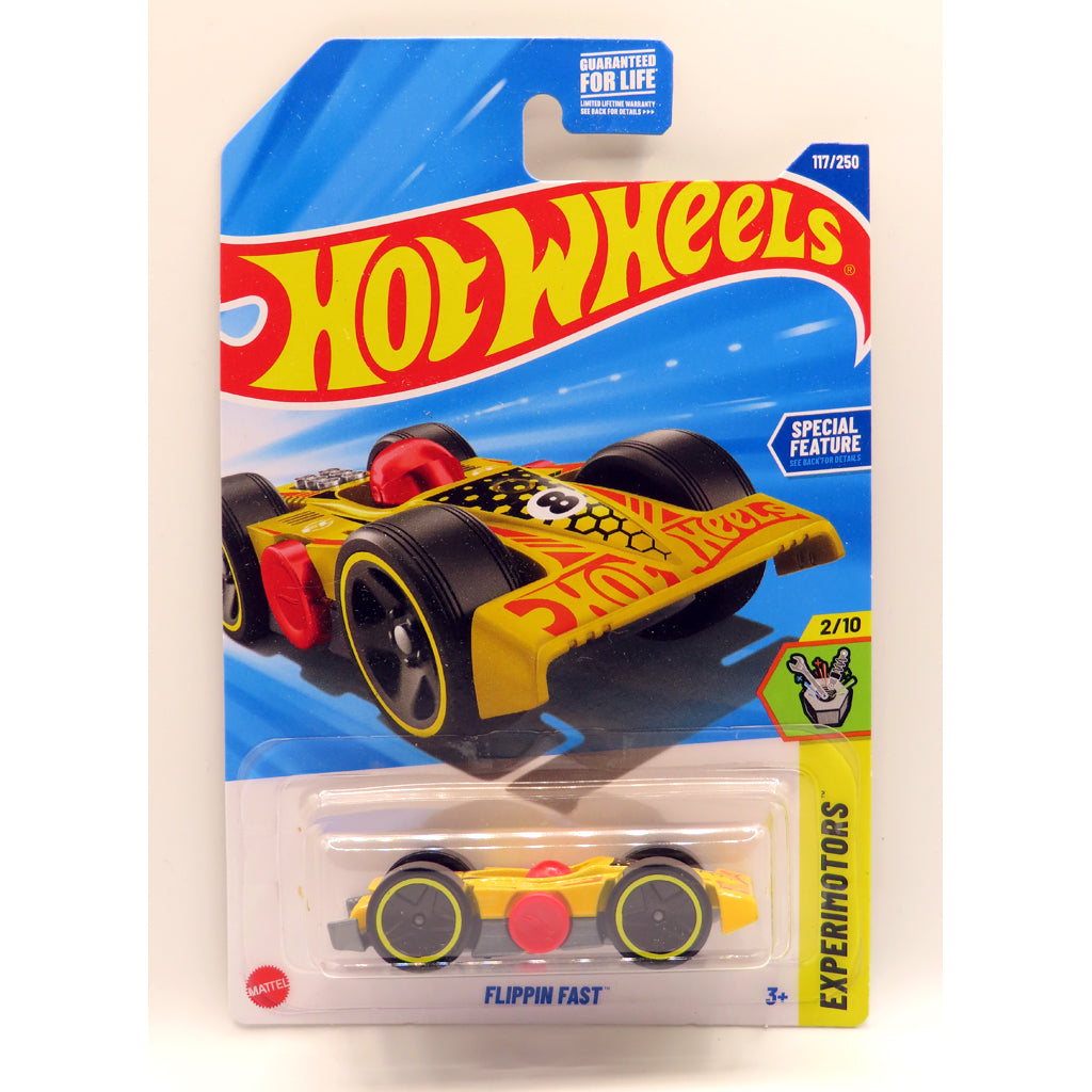 Hot Wheels - Flippin Fast Yellow (US LC) HYX88 (2025 Experimotors)