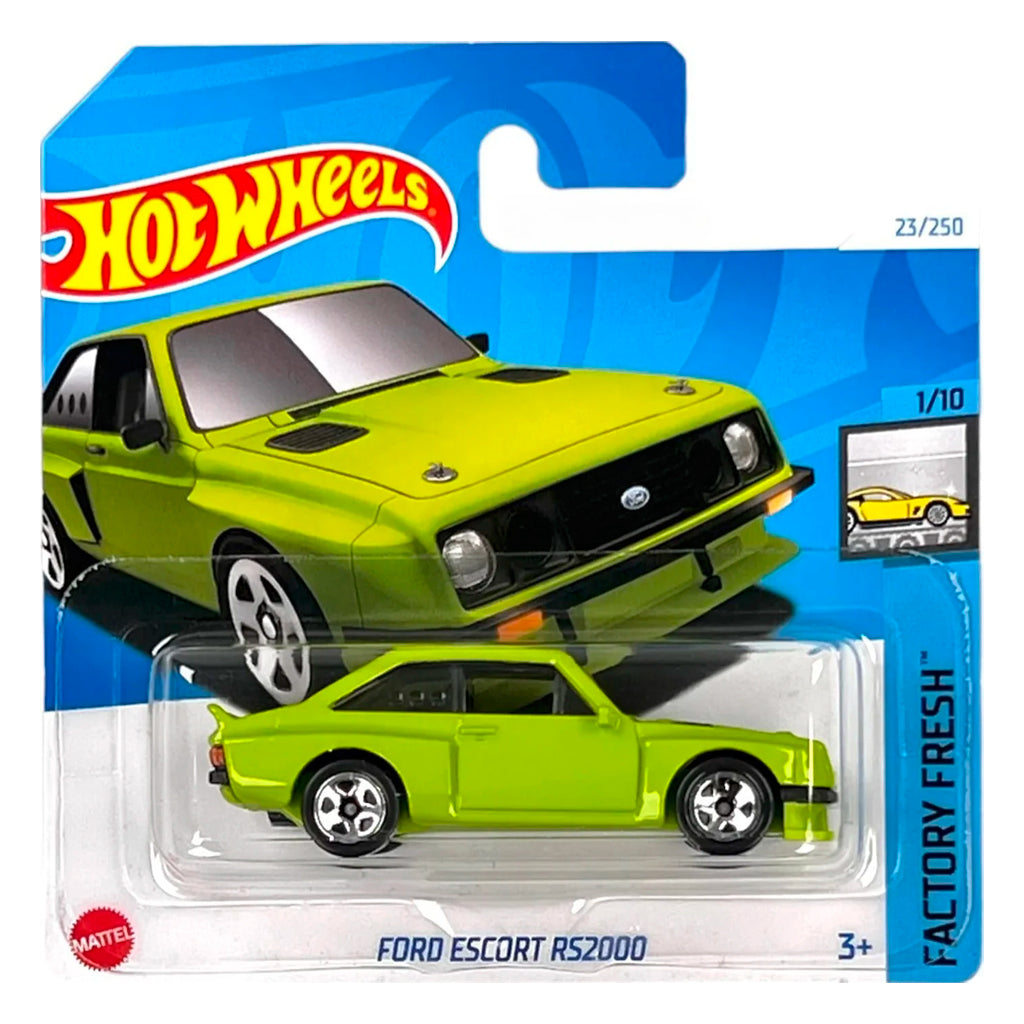 Hot Wheels - Ford Escort RS2000 Green (SC) HTC48 (2024 Factory Fresh)