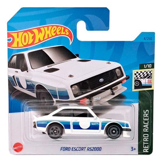 Hot Wheels - Ford Escort RS2000 White (SC) HKG25 (Retro Racers)