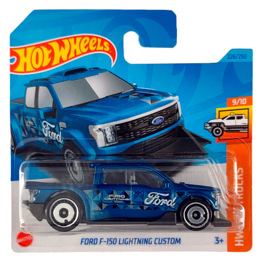 Hot Wheels - Ford F-150 Lightning Custom Blue (SC) 2023 HW Hot Trucks