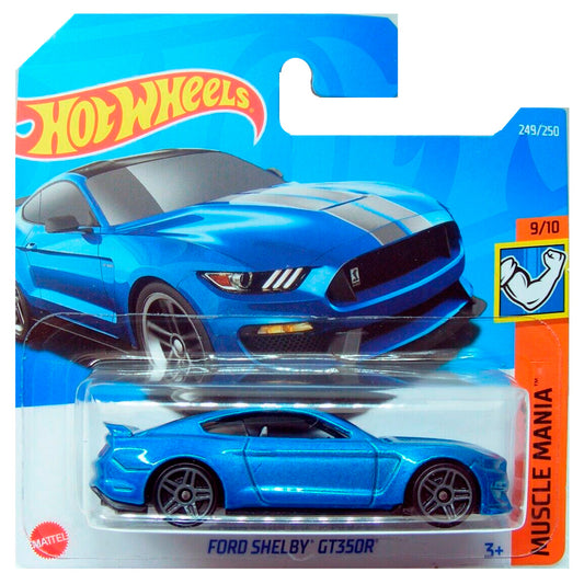 Hot Wheels - Ford Shelby GT350R Blue (SC) HCW36 (Muscle Mania)