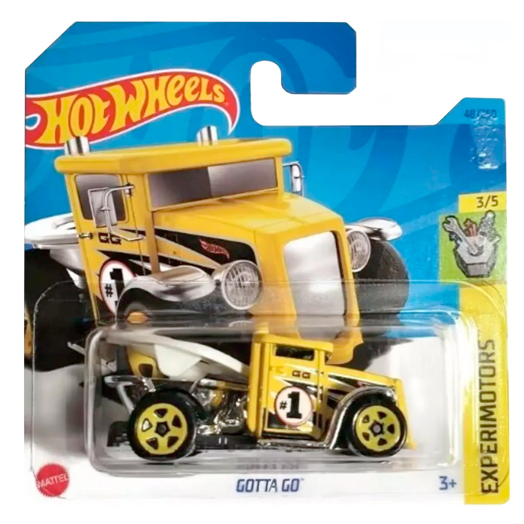 Hot Wheels - Gotta Go Yellow (SC) HKJ27-M521 (2023 Experimotors)