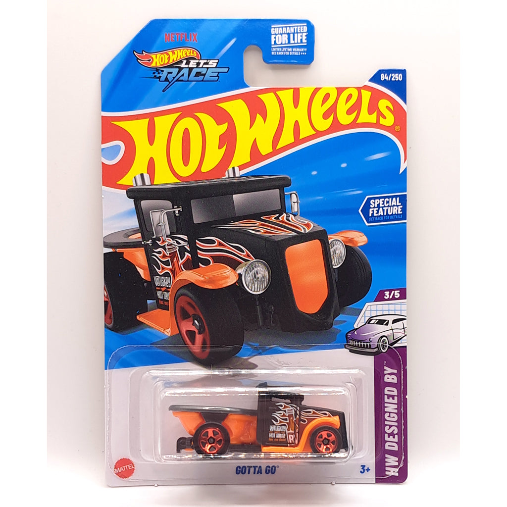 Hot Wheels - Gotta Go Black / Orange (US LC) HYY73 (HW Designed By)