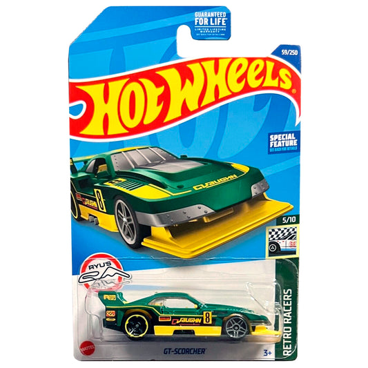 Hot Wheels - GT-Scorcher Green (LC) HCW99 (Retro Racers)