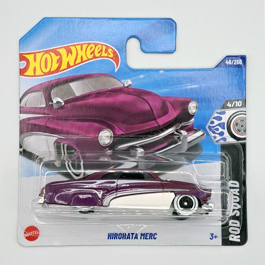 Hot Wheels - Hirohata Merc Purple (SC) 2025 Rod Squad (Card Creased)