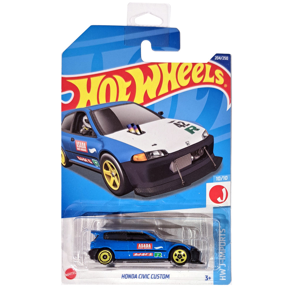 Hot Wheels Honda Civic Custom Blue LC C Strip HCT11 Mark On Card hot-wheels-honda-civic-custom-blue-lc-c-strip-hct11-mark-on-card