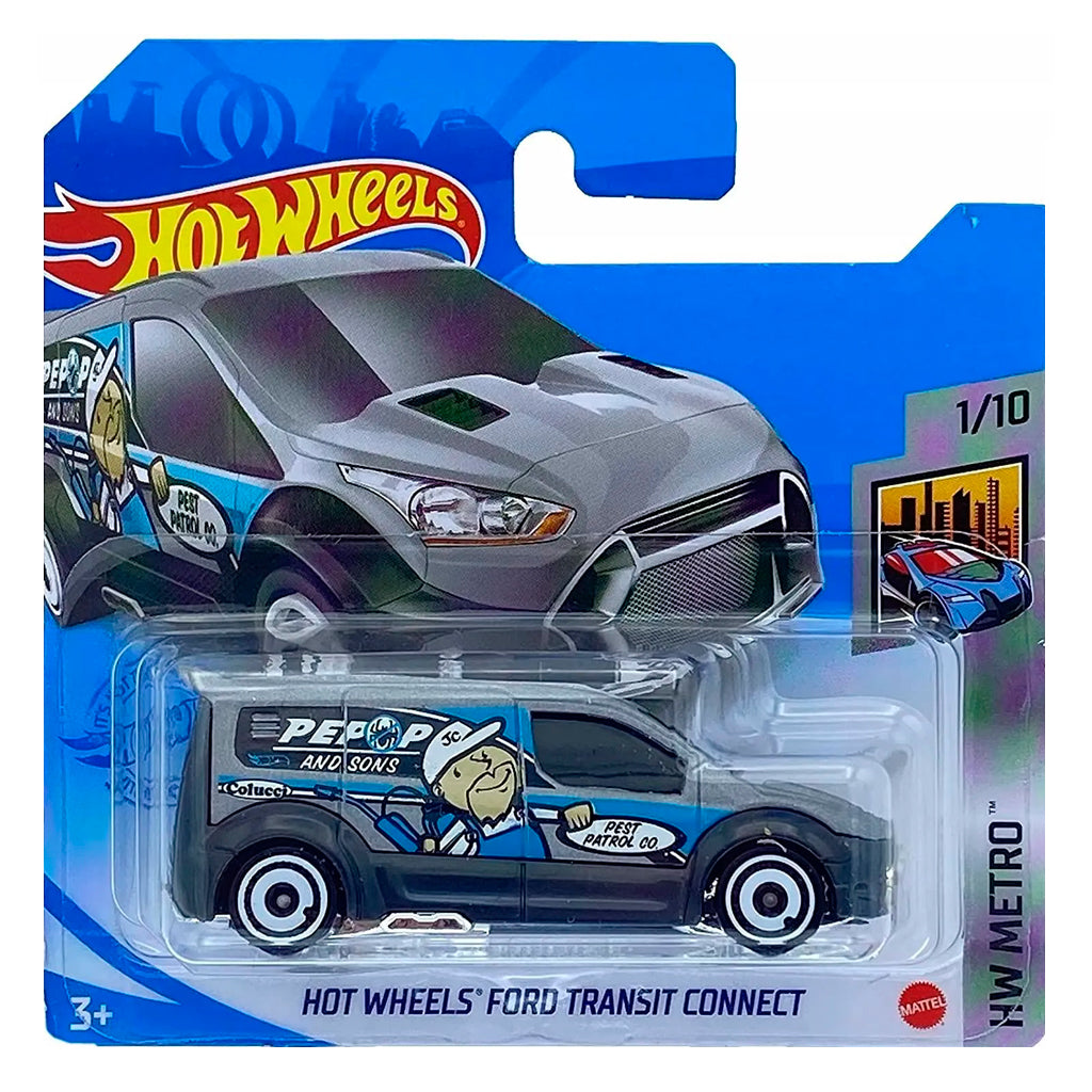 Hot Wheels - Ford Transit Connect Grey (SC) 2021 HW Metro (Tatty Card)