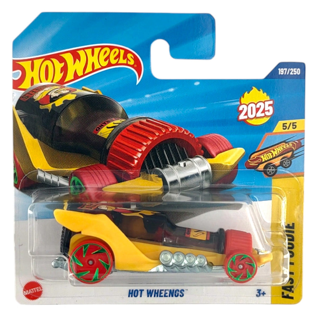 Hot Wheels - Hot Wheengs Yellow (SC) 2025 Fast Foodie (JBC02)