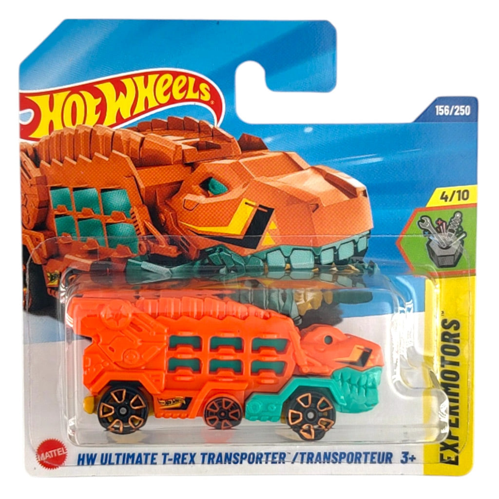 Hot Wheels - HW Ultimate T-Rex Transporter Orange (SC) (Card Creased)