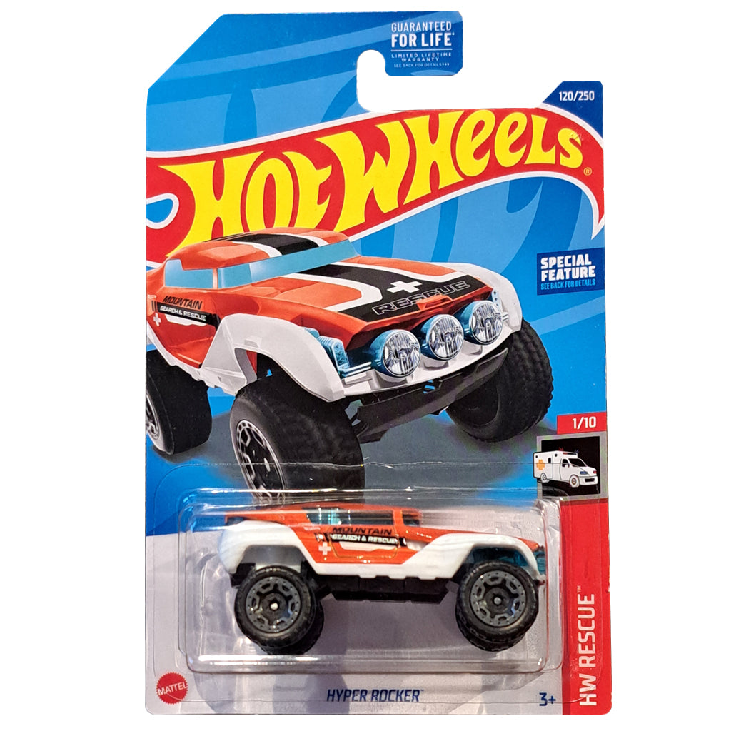 Hyper Rocker Hot Wheels Hot Wheels - Hyper Rocker (2022 HW Rescue) (US LC) (HCX26) – AGR Models