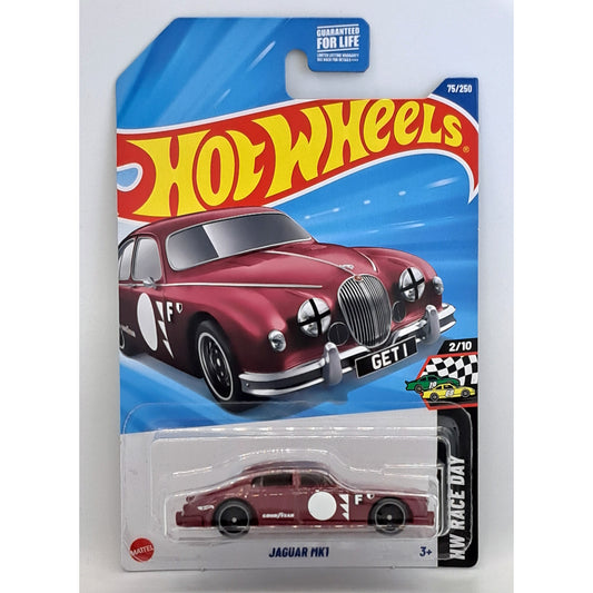 Hot Wheels - Jaguar Mk1 Maroon (US LC) 2025 HW Race Day (HYX19)
