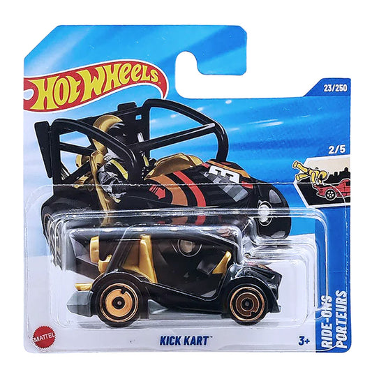 Hot Wheels - Kick Kart Black (SC) 2025 Ride-Ons (JBB90)