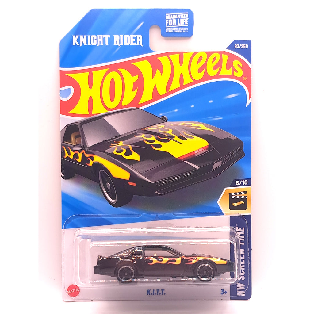 Hot Wheels - K.I.T.T Black With Flames (US LC) 2025 HW Screen Time