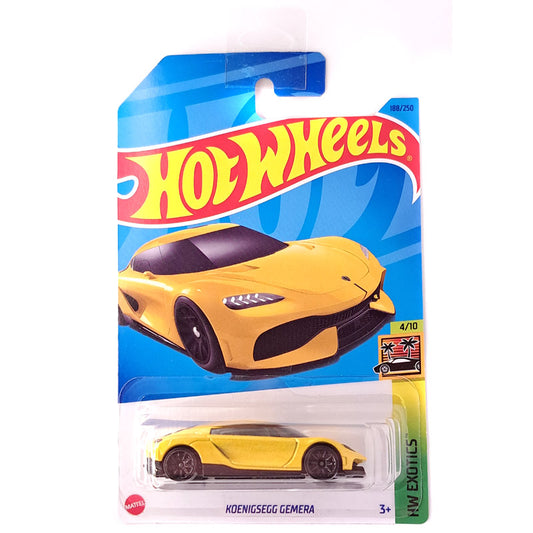 Hot Wheels - Koenigsegg Gemera Yellow (LC C/Strip) HKH95-N7C5