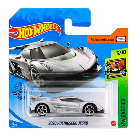 Hot Wheels - 2020 Koenigsegg Jesko Silver (SC) GHB39 (2020 HW Exotics)