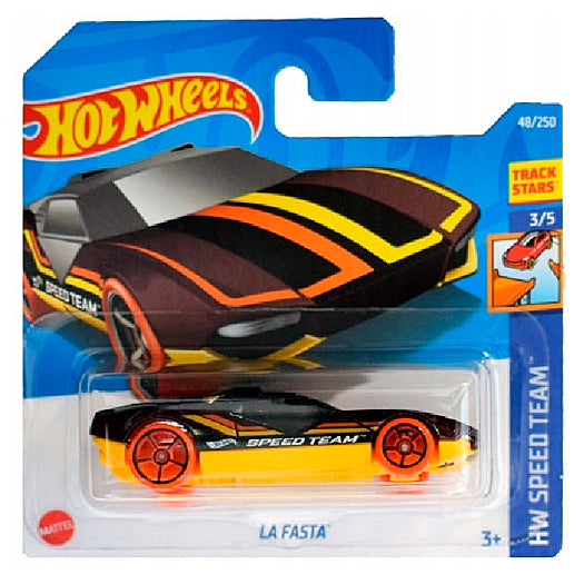 Hot Wheels - La Fasta Brown / Yellow (SC) HCW46-M524 (Tatty Card)