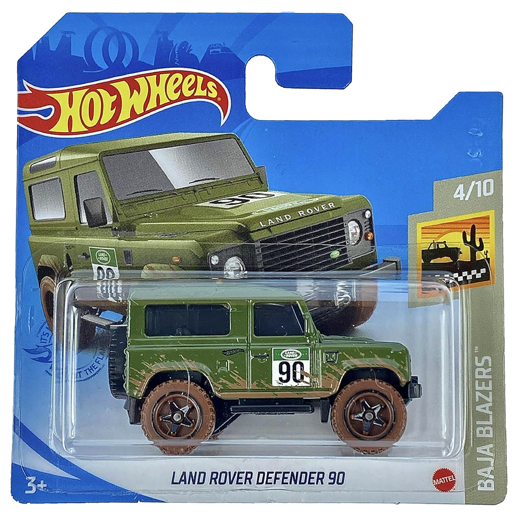 Hot Wheels - Land Rover Defender 90 Green (SC) GRX66 (Baja Blazers)