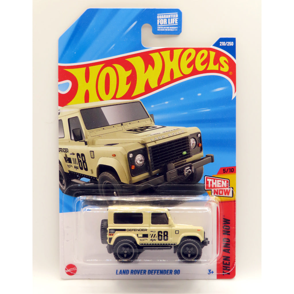 Hot Wheels - Land Rover Defender 90 Tan (US LC) (2025 Then And Now)