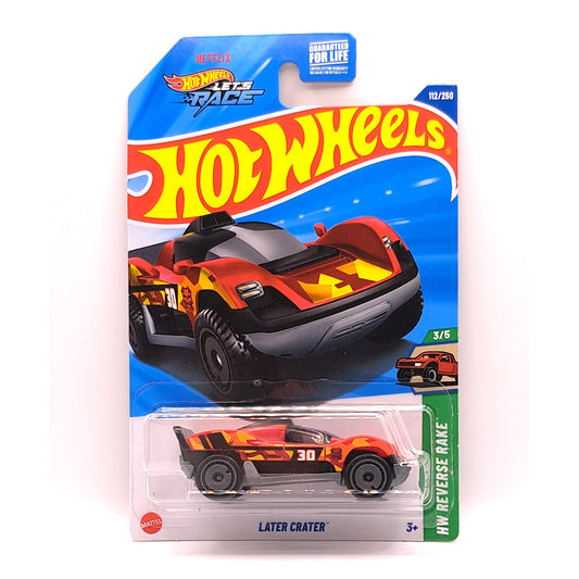 Hot Wheels - Later Crater Red (US LC) HW Reverse Rake