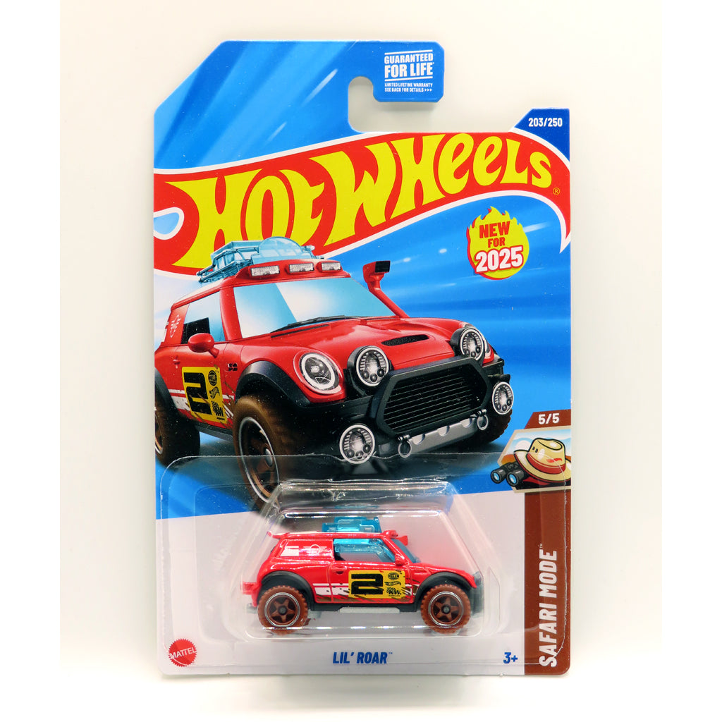 Hot Wheels - Lil' Roar Red (US LC) 2025 Safari Mode (HYW44)