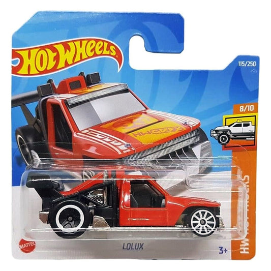 Hot Wheels - Lolux Red (SC) 2022 HW Hot Trucks (Card Creased)