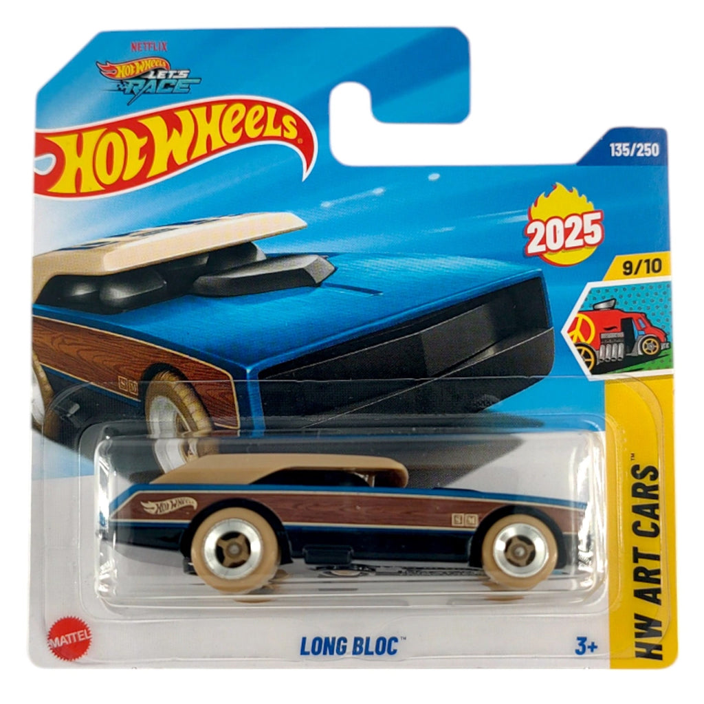 Hot Wheels - Long Bloc Blue (SC) 2025 HW Art Cars