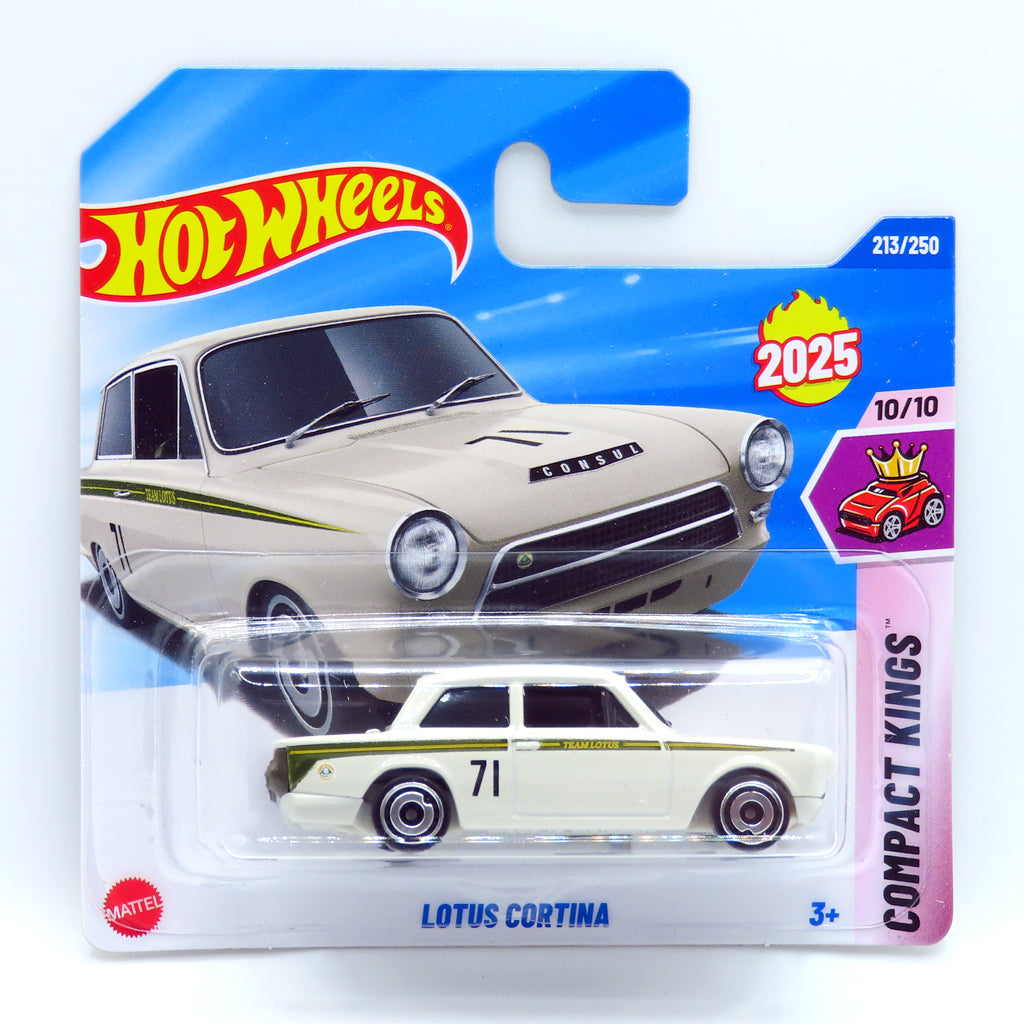 Hot Wheels - Lotus Cortina White (SC) 2025 Compact Kings