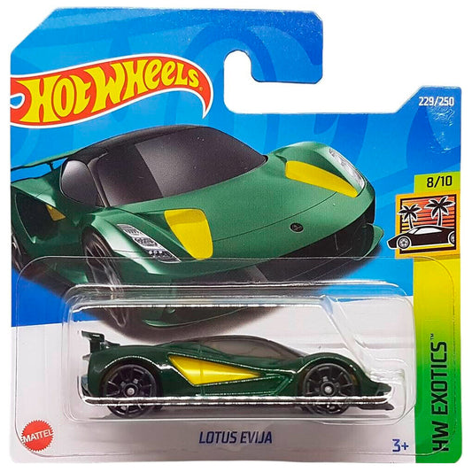 Hot Wheels - Lotus Evija Green (SC) HCT07 (HW Exotics) (Blister Crease)