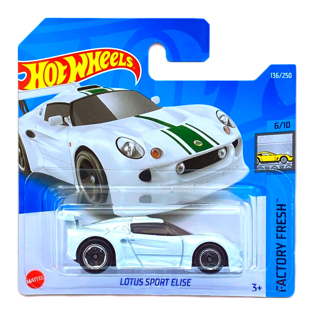 Hot Wheels - Lotus Sport Elise White (SC) Factory Fresh (HCW31)