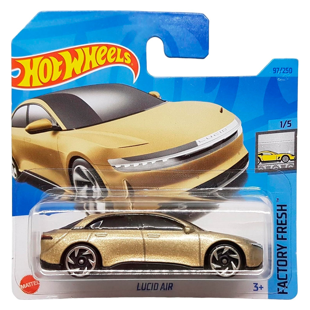 Hot Wheels - Lucid Air Gold (SC) HKJ29 (2023 Factory Fresh)