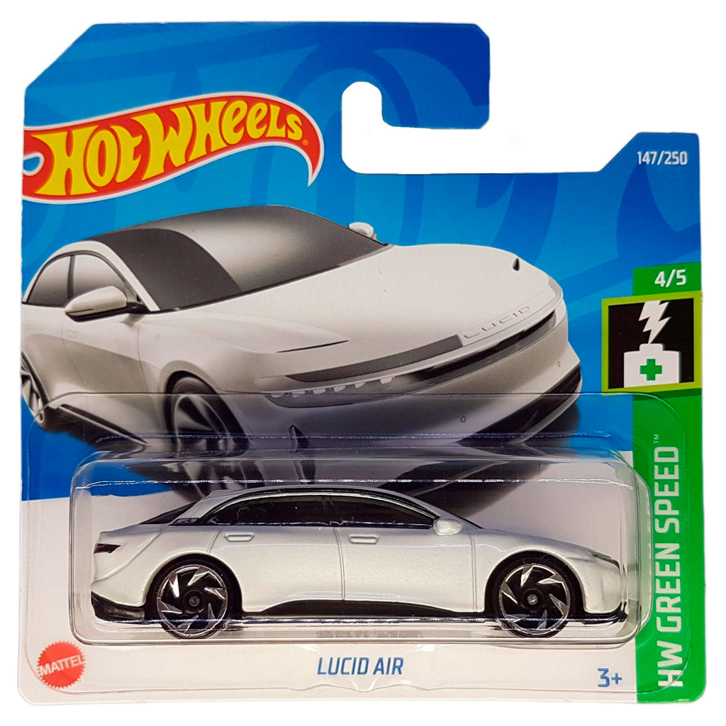 Hot Wheels - Lucid Air White (SC) HCX40 (2022 HW Green Speed)