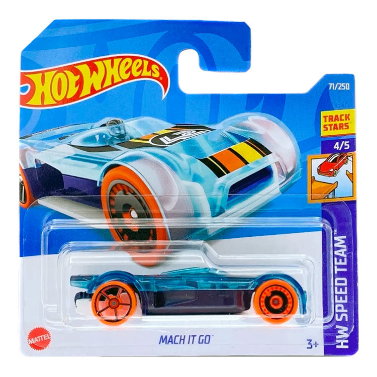 Hot Wheels - Mach It Go Clear Blue (SC) HCT42-M524