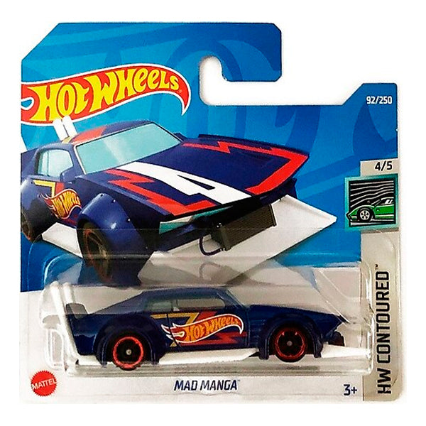 Hot Wheels Mad Manga Blue (SC) HCV22M524 (2022 HW Contoured) AGR