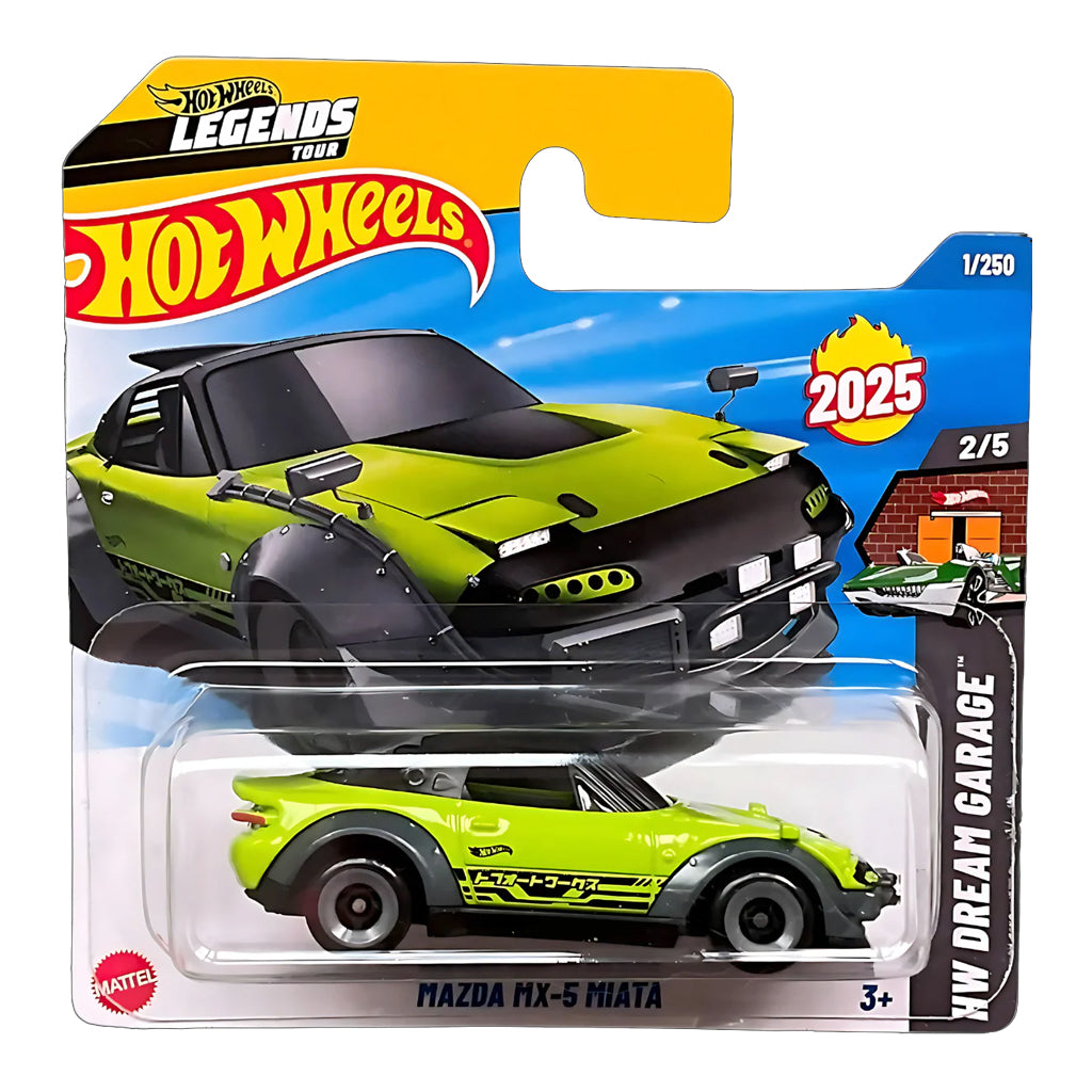 Hot Wheels - Mazda MX-5 Miata Green Legends Tour (SC) (HYX57)
