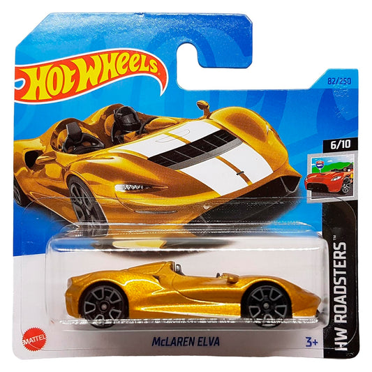 Hot Wheels - McLaren Elva Gold (SC) HKH40 (2023 HW Roadsters)