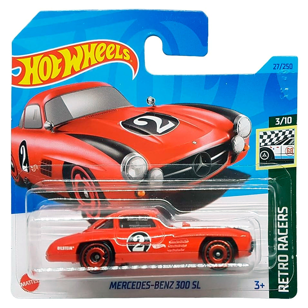 Hot Wheels - Mercedes-Benz 300 SL Red (SC) HKH02 (2023 Retro Racers)