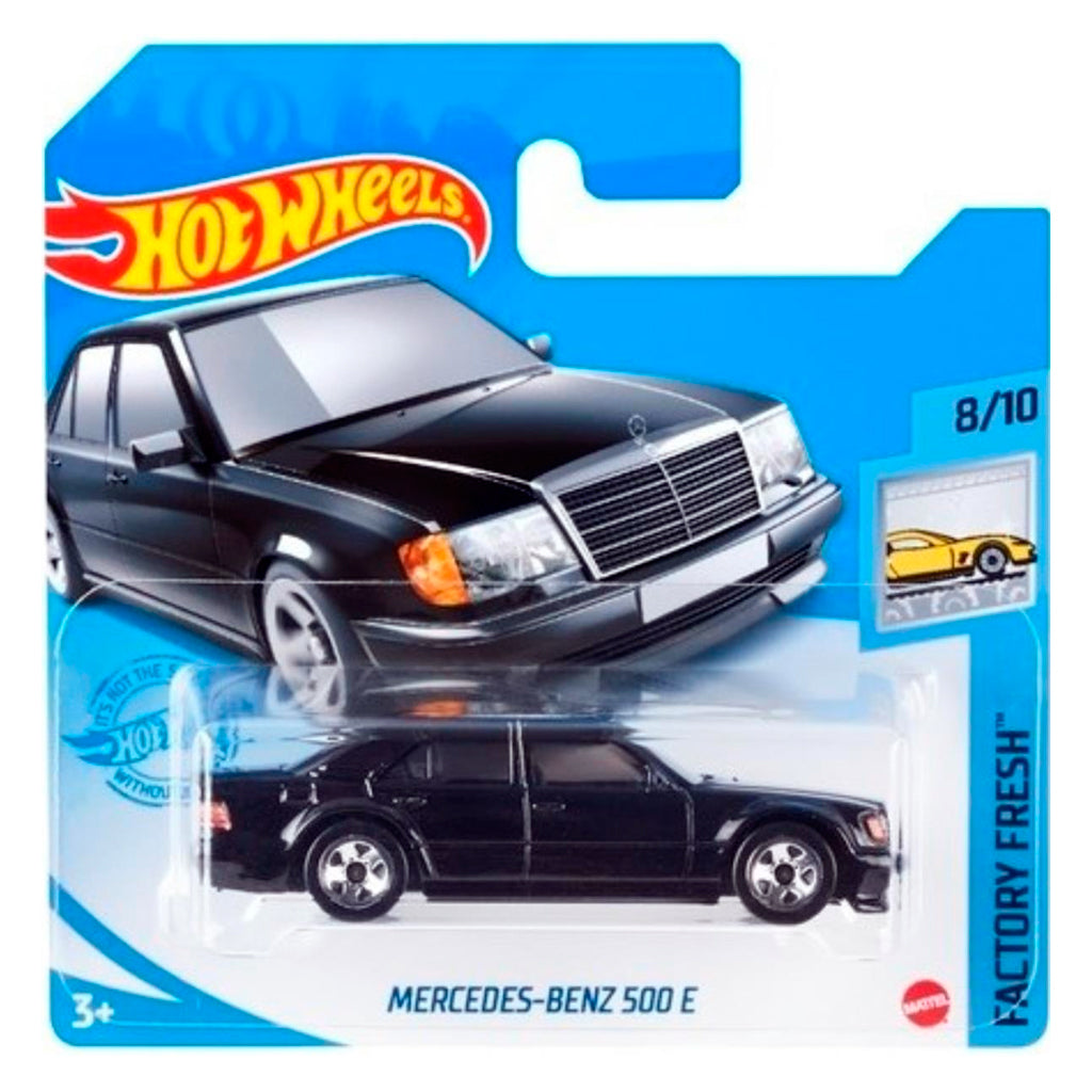 Hot Wheels - Mercedes-Benz 500 E Black (SC) GRX59 (2021 Factory Fresh)