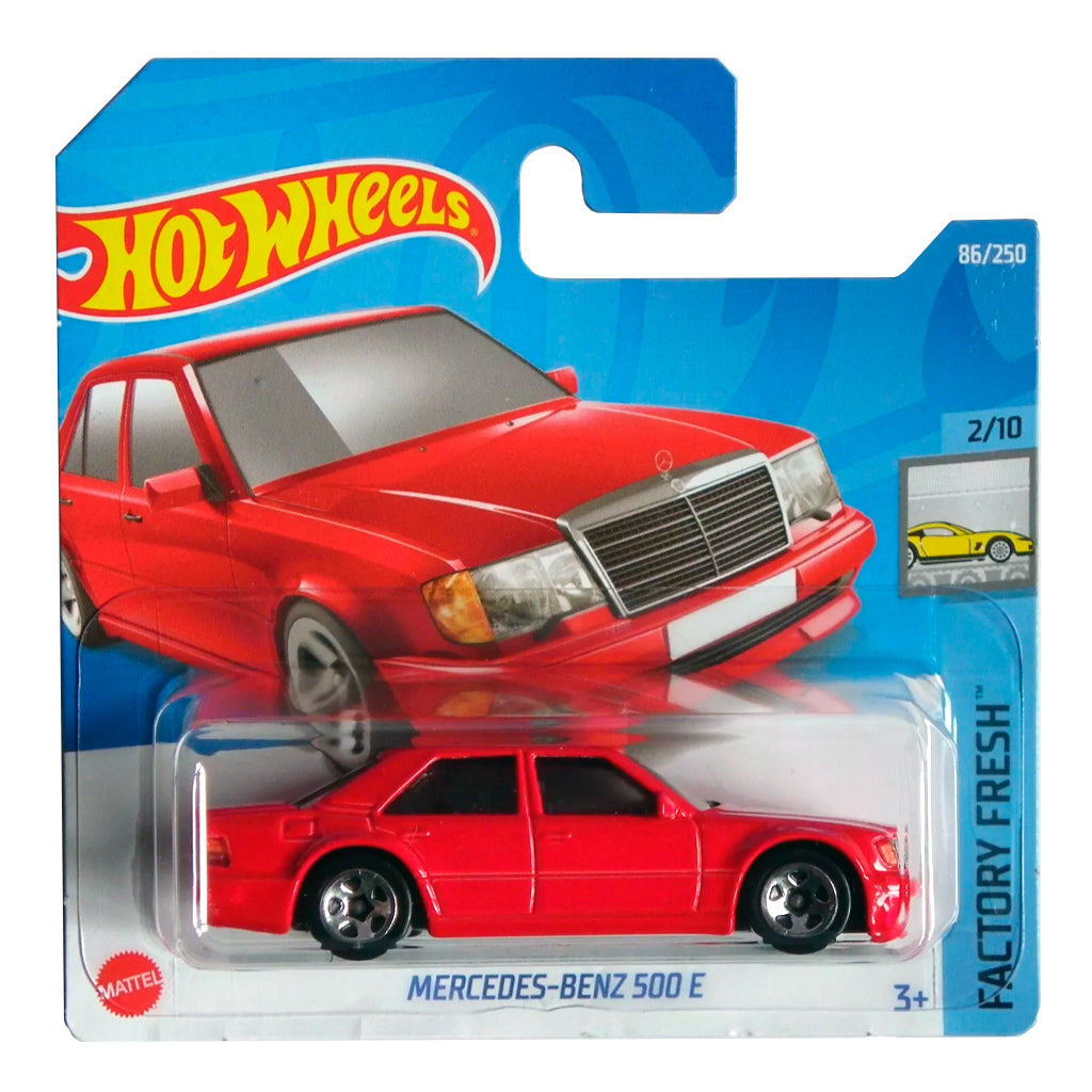 Hot Wheels - Mercedes-Benz 500 E Red (SC) HCT95 (Card Marked)