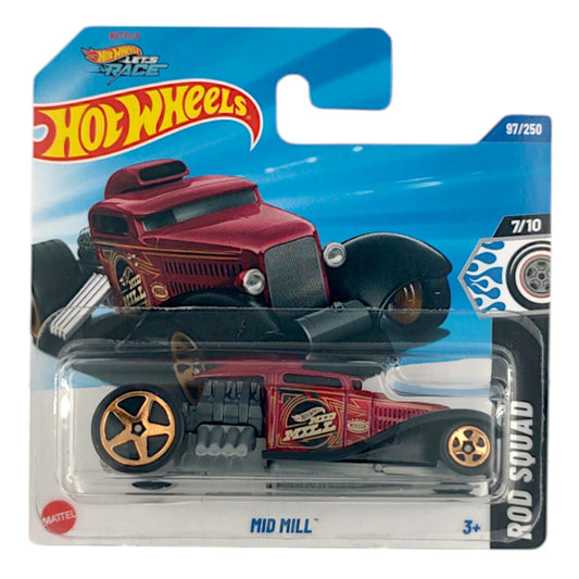 Hot Wheels - Mid Mill Red (SC) 2025 Rod Squad (HYX39)
