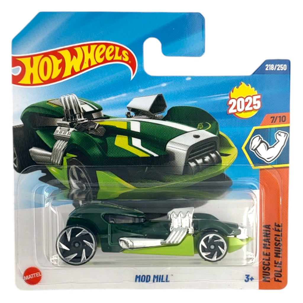 Hot Wheels - Mod Mill Green (SC) 2025 Muscle Mania (JBC15)