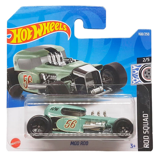 Hot Wheels - Mod Rod Seafoam Green (SC) HCW65 (Rod Squad)