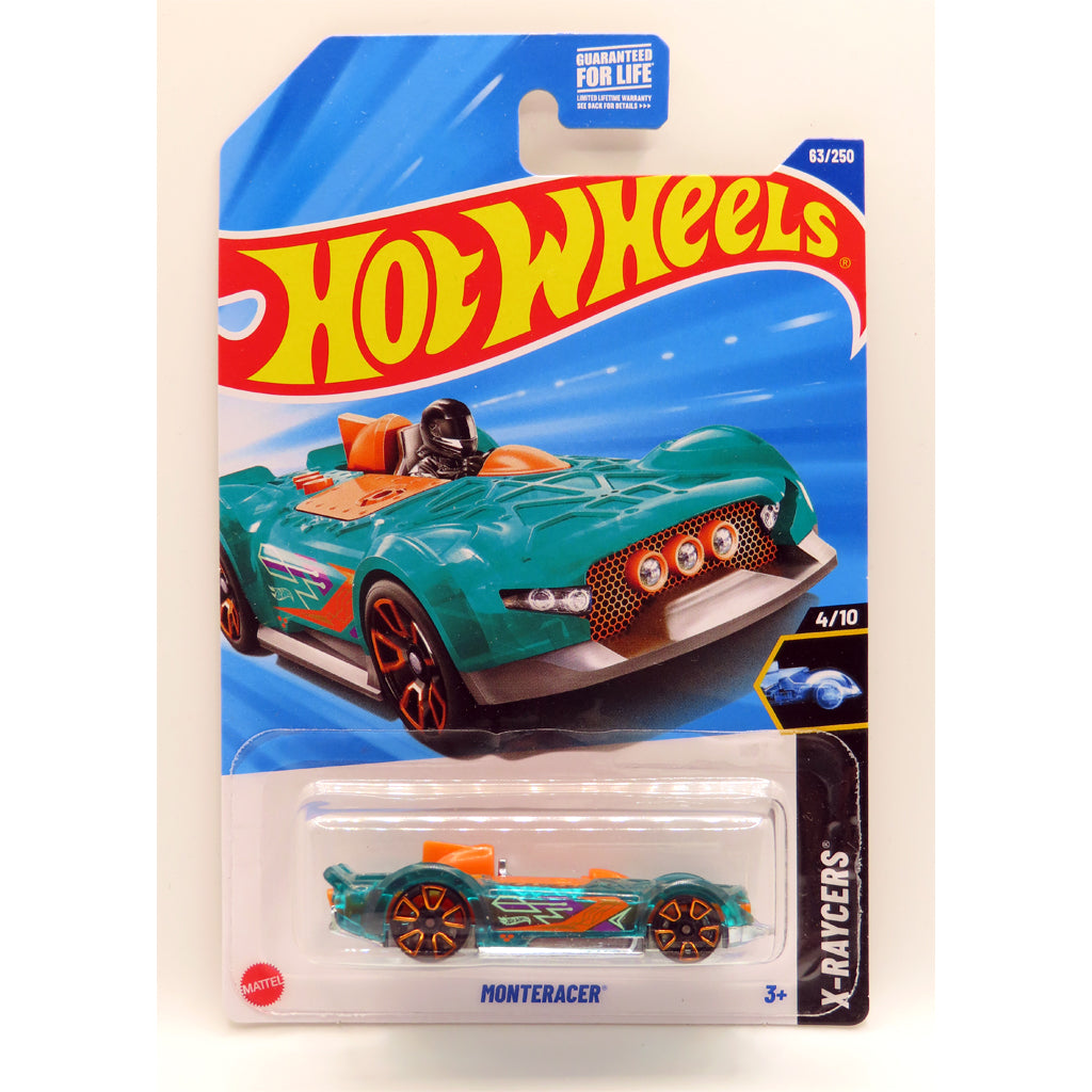 Hot Wheels - Monteracer Green (US LC) HYX86 (2025 X-Raycers)