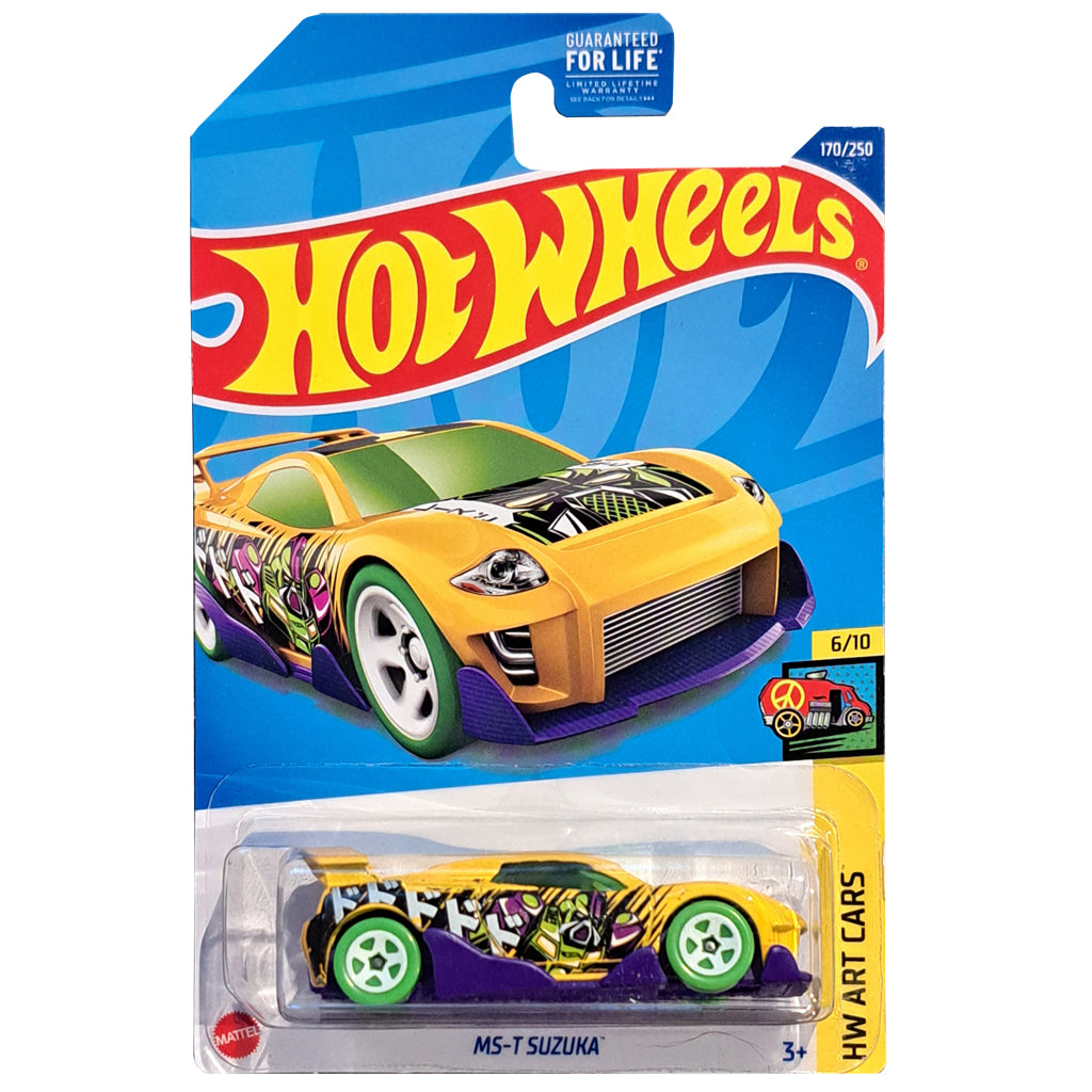 Hot Wheels - MS-T Suzuka Yellow (2022 HW Art Cars) (US LC) (HCW44)