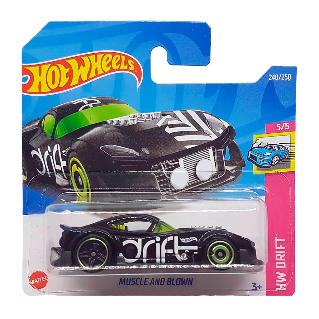 Hot Wheels - Muscle And Blown Black (SC) 2022 HW Drift (Treasure Hunt)