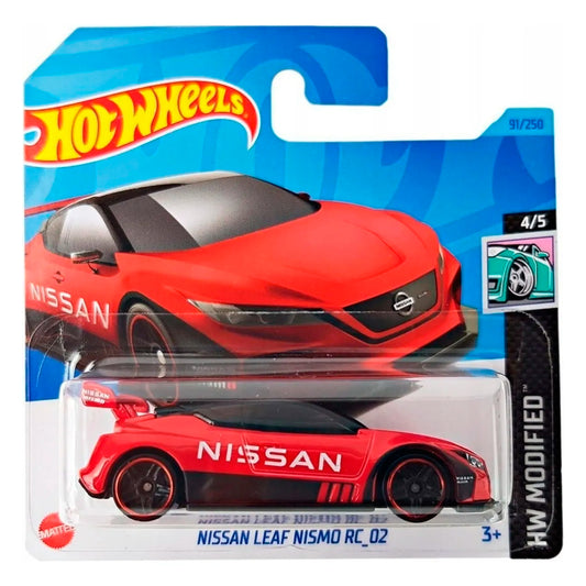 Hot Wheels - Nissan Leaf Nismo RC_02 Red (SC) HKH86 (HW Modified)