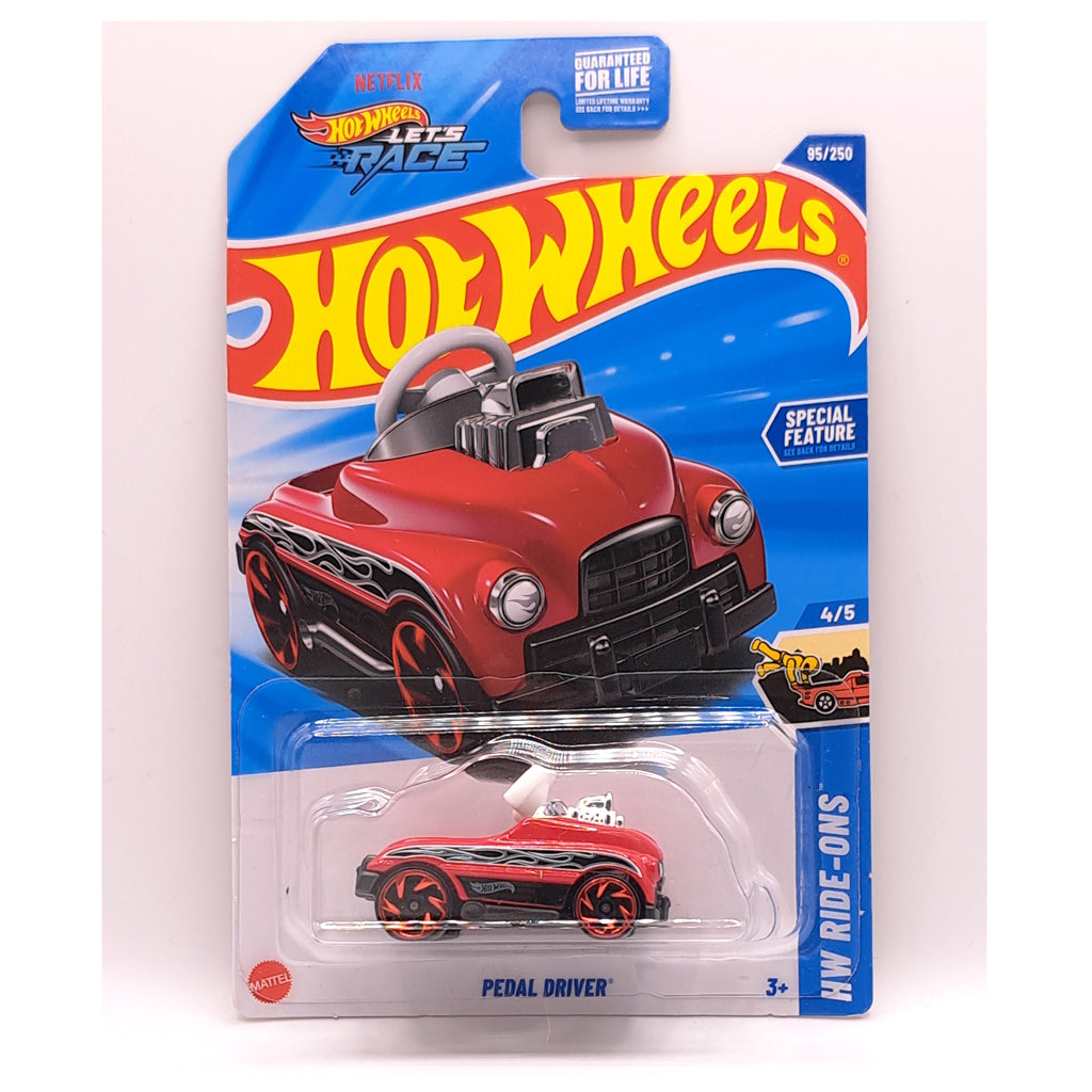 Hot Wheels - Pedal Driver Red (US LC) Treasure Hunt