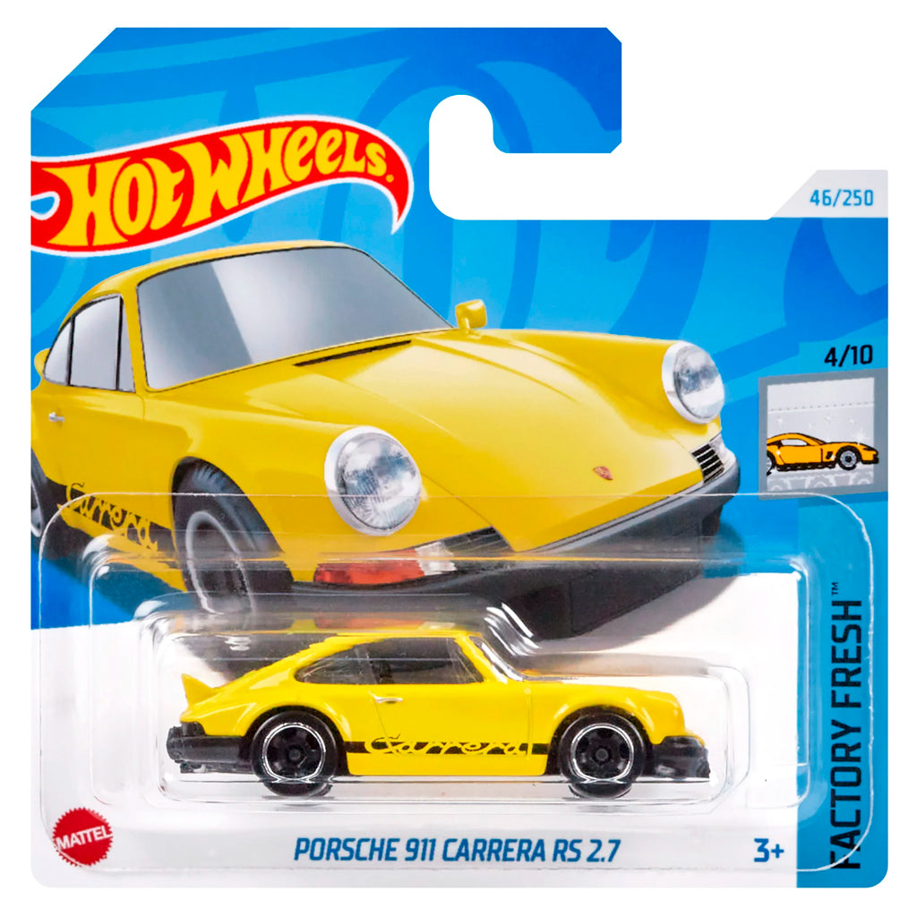 Hot Wheels - Porsche 911 Carrera RS 2.7 Yellow (SC) (Factory Fresh)