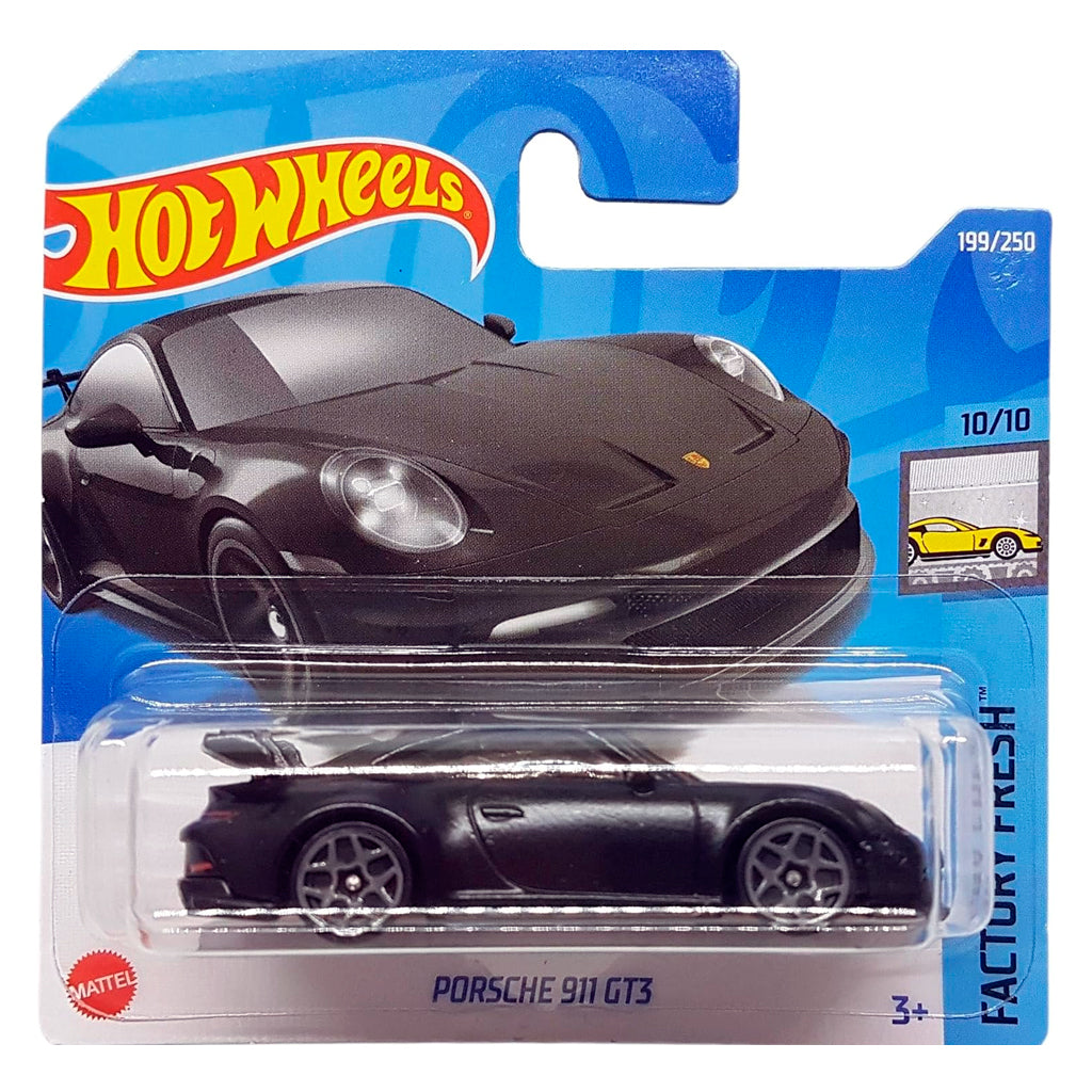 Hot Wheels - Porsche 911 GT3 Black (SC) HCX85 (Factory Fresh)