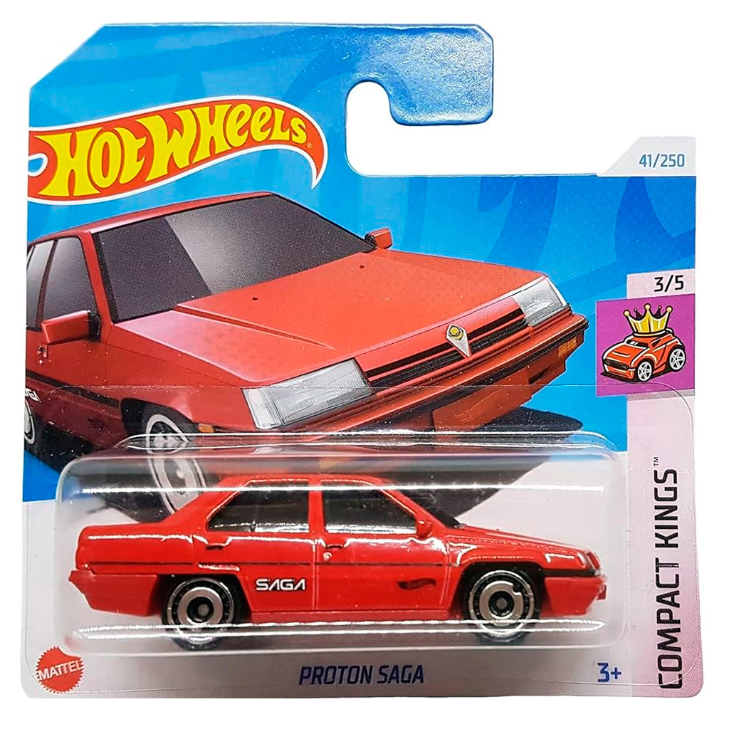 Hot Wheels - Proton Saga Red (SC) HRY46-N521 (2024 Compact Kings)