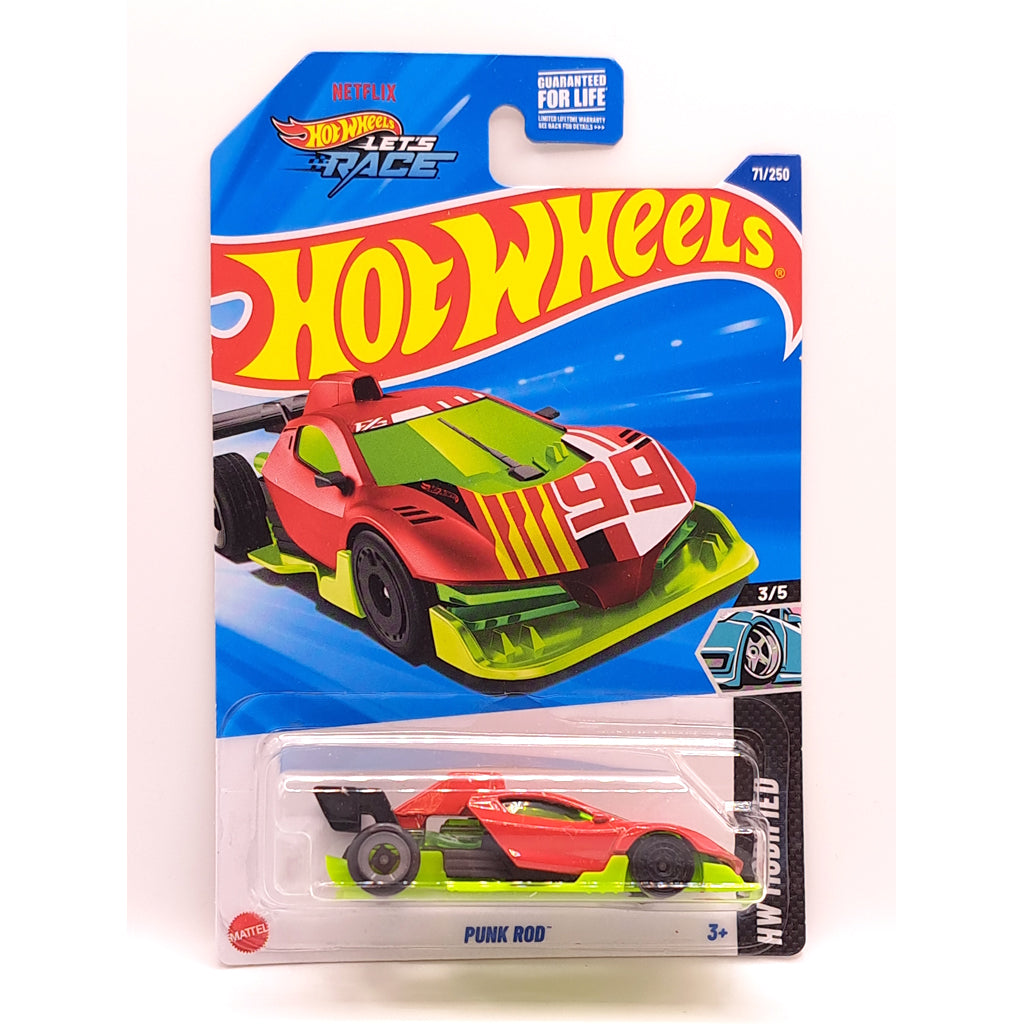 Hot Wheels - Punk Rod Red / Green (US LC) 2025 HW Modified (HYX72)